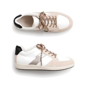 Sanctuary Music White Leather Shoes